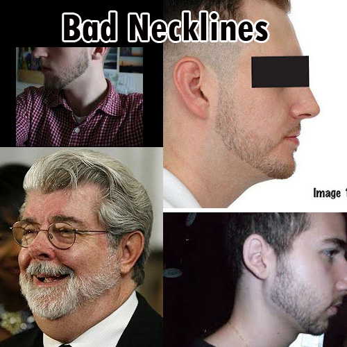 bad beard neckline