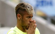 Neymar Hairstyle 2013 Blonde - Surat Mik