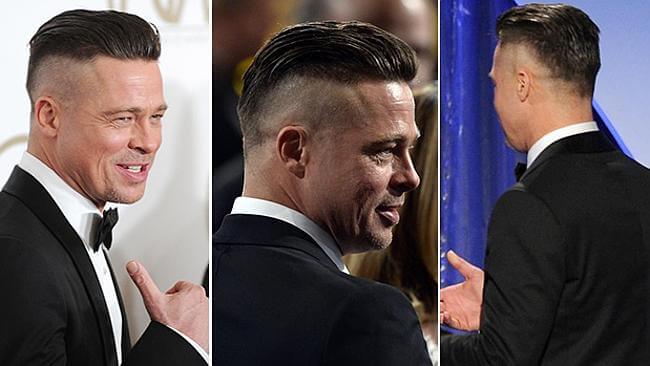 Brad Pitt's Fury Hairstyle