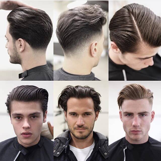 The Many Variations Of The Slicked Back Hairstyle Hairstyle On Point