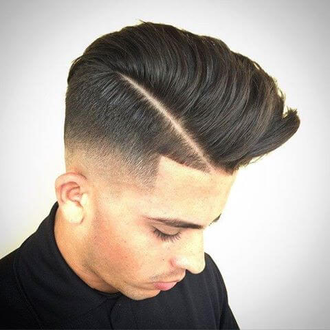 The Side Part Pompadour: For a Classy and Modern Look 