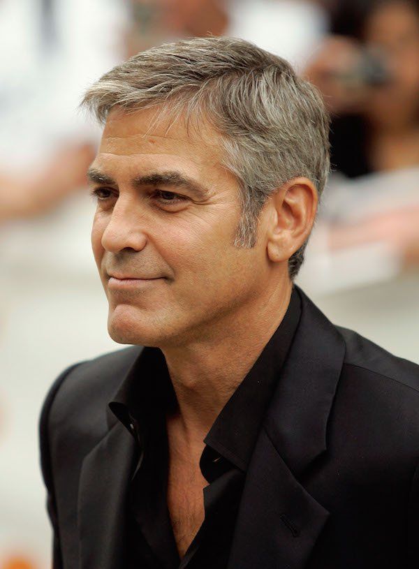 George Clooney S Hairstyle Simple And Classy Hairstyle On