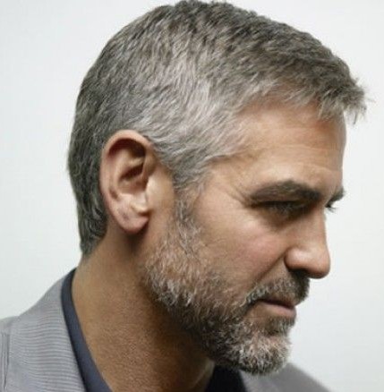 George Clooney S Hairstyle Simple And Classy Hairstyle On Point