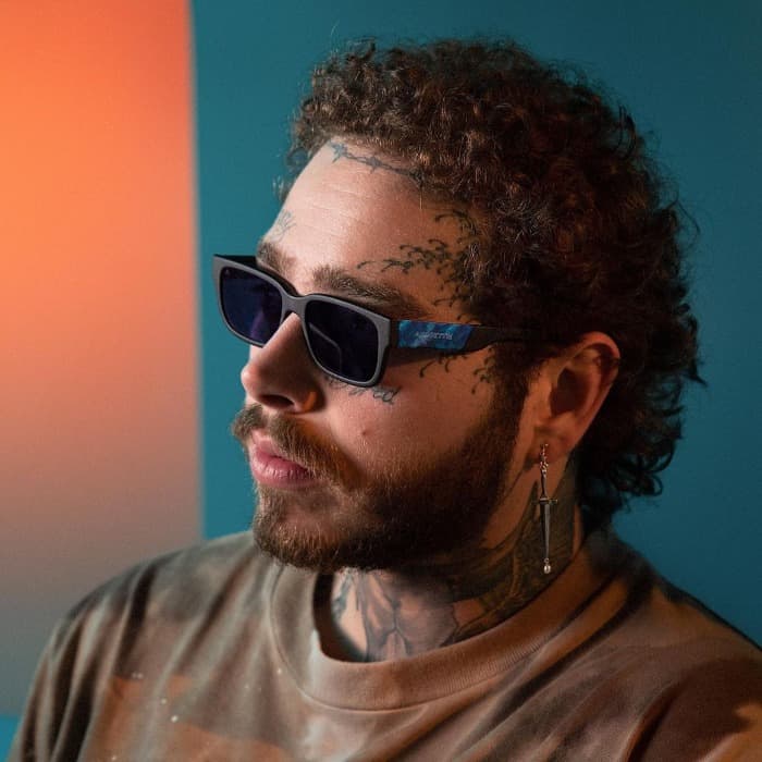 Post Malone's Curly Hair