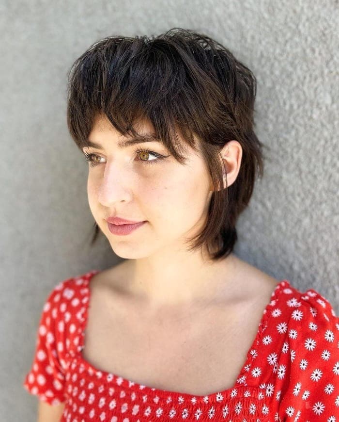 Choppy short hairstyles for thick hair