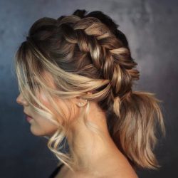 Braids for Short Hair with Bangs