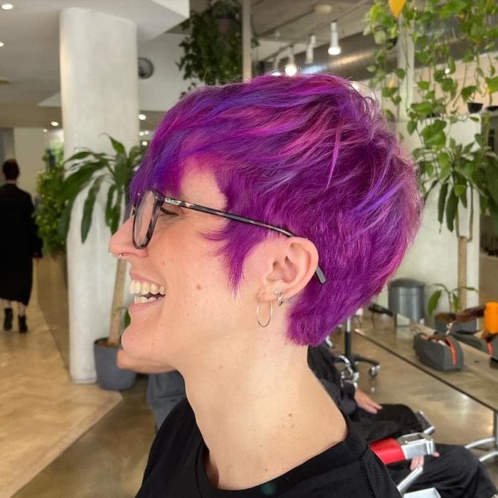 Undercut Pixie with Long Crown Layers