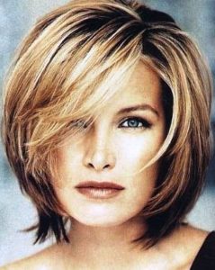 layered hairstyle over 40