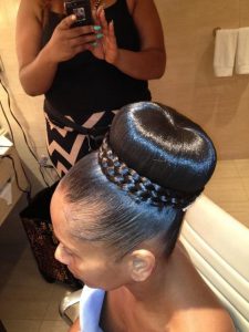 Black Braided Updo Hairstyles For Weddings