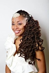 Wedding Hairstyles For Black Women Long Curly Locks