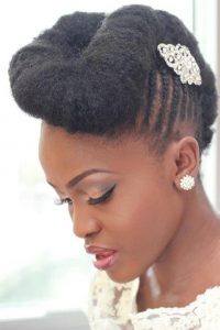 Wedding Hairstyles For Black Women Retro Natural
