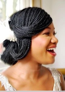 Wedding Hairstyles For Black Women Tiny Braids