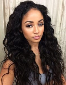 hairstyles for black women - long loose curls