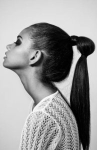 black women hairstyles smooth pony