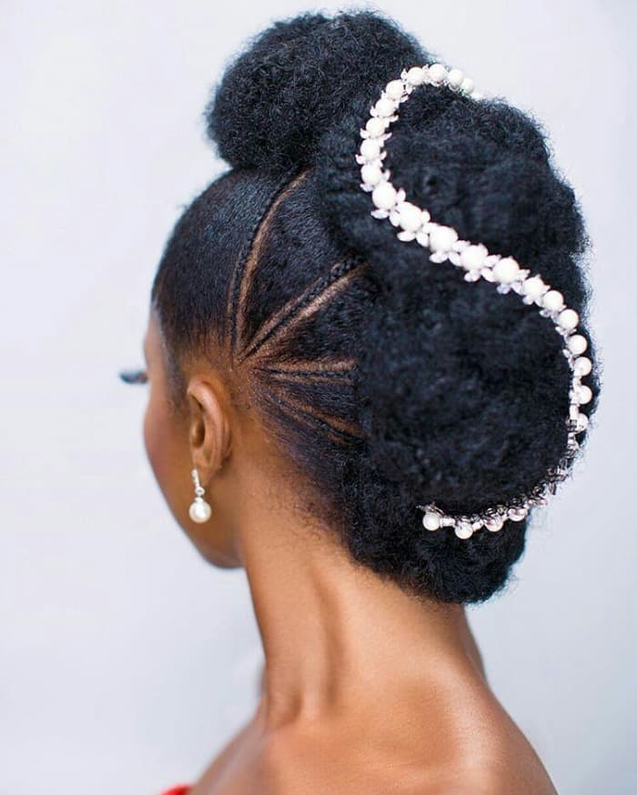 Cornrows To Curly Updo