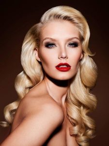 Pin Up Curls Long Hair
