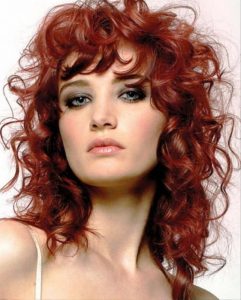 Curly Hairstyles for Women Major Red