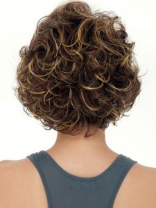 Curly Hairstyles for Women Messy Stack