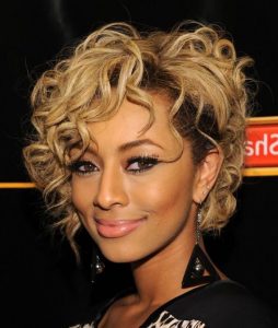 Curly Hairstyles for Women Two Tone Undercut