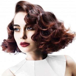 Curly Hairstyles for Women Vintage Wedge