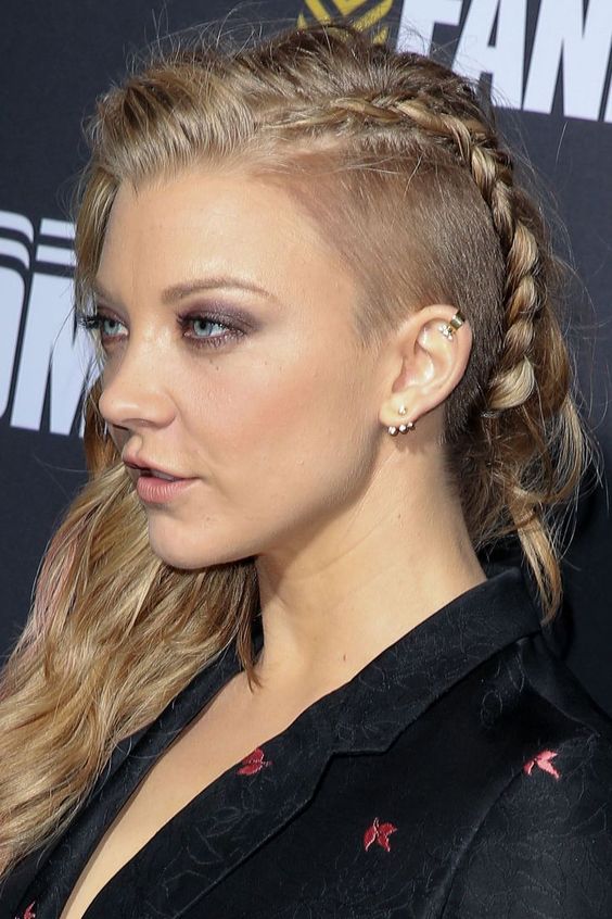 Female Undercuts Loose Waves & Braid