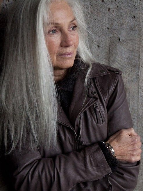 Woman With Grey Hair