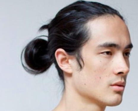 man bun Asian men hairstyles