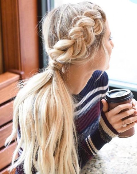 40 Top Pony Tail Looks From Pinterest Hairstyle On Point