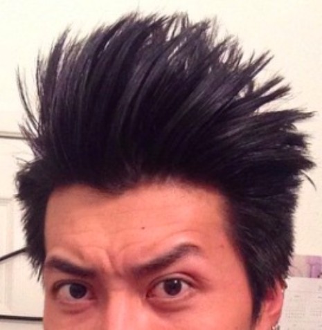 Spiky Layers hairstyle for Asian Men