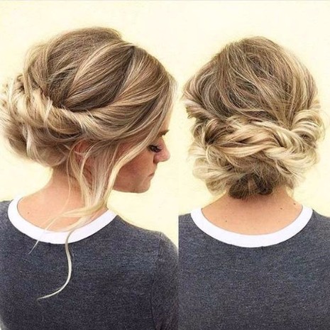 35 Trendy Prom Updos | Double Braided Updo with a Twist | Hairstyle on Point