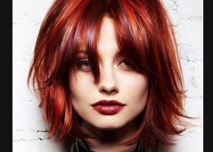 bob haircut red hair