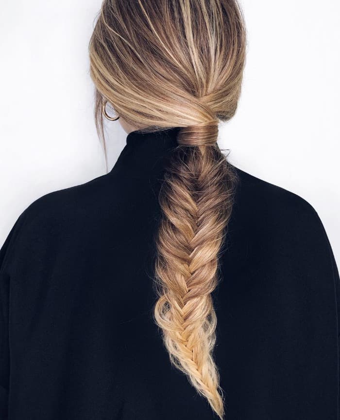Simple Fishtail Braid