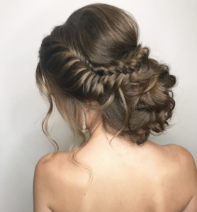 Prom Hairstyles Trending on Instagram | Woven Fishtail Bun | Hairstyle on Point