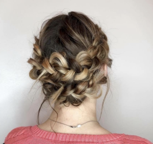 Prom Hairstyles Trending on Instagram | Around the head Braid | Hairstyle on Point