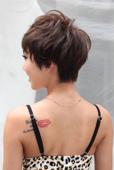 25 Picture-Perfect Asian Hairstyles and Haircuts | Cropped Shag Cut | Hairstyleonpoint.com