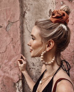 Adorable Bun Hairstyles You Need To Try ASAP | Top Knot with a Scrunchy | Hairstyleonpoint.com