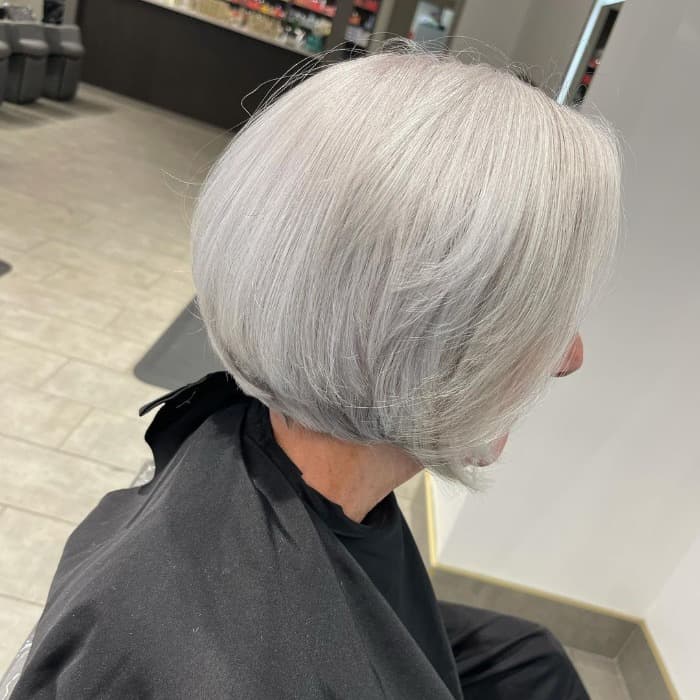 Layered Bob for Fine Hair Over 50