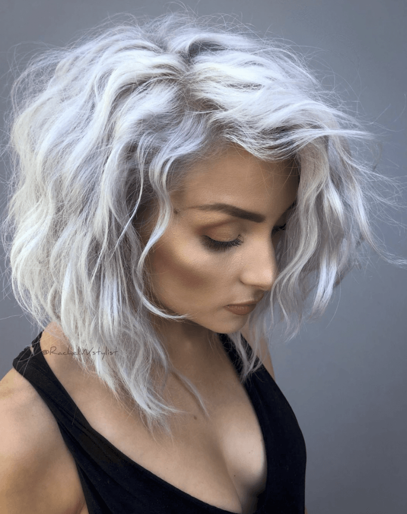 Chic Short Bob Hairstyles | Silver bob | Hairstyleonpoint.com
