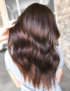 Chocolate Auburn Hair color