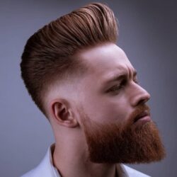 Pompadour + Beard