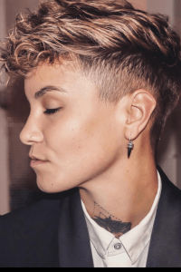 Buzzed Sides and Long Top