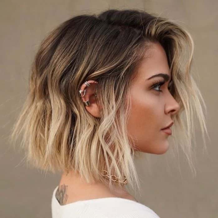 Long Bob with Side Part