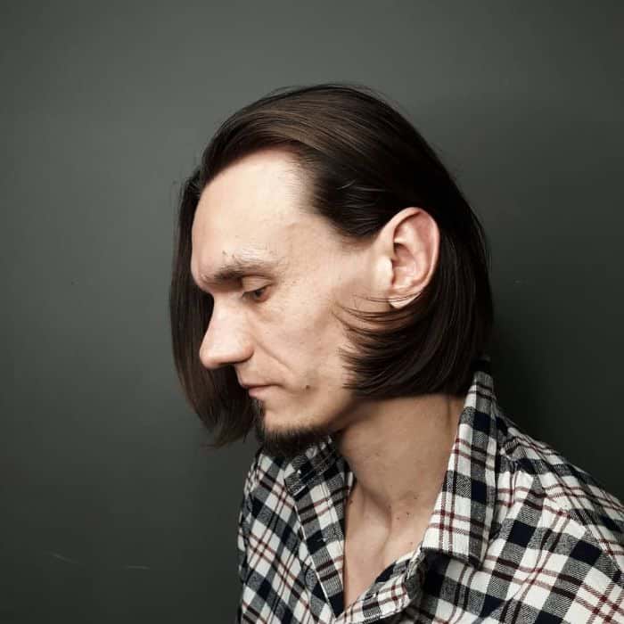 Long Hairstyles for Balding Men - 1