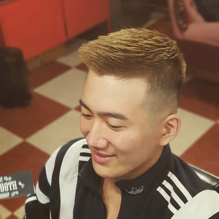 Ivy League Haircut with Fade