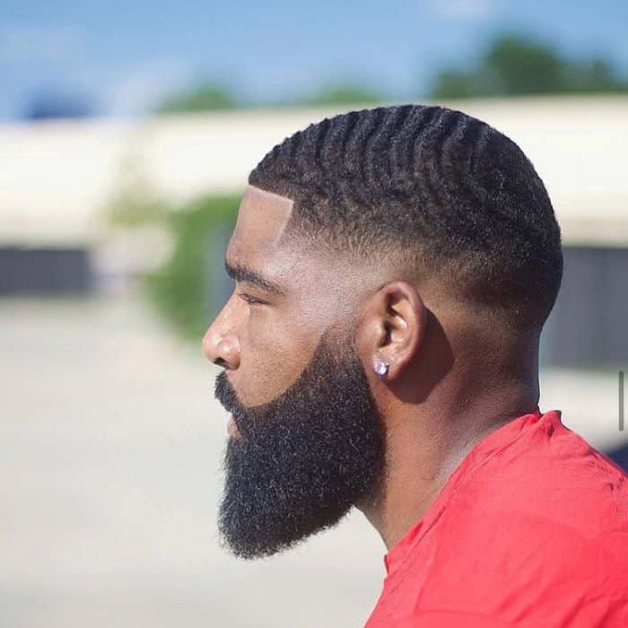 high taper haircut black men