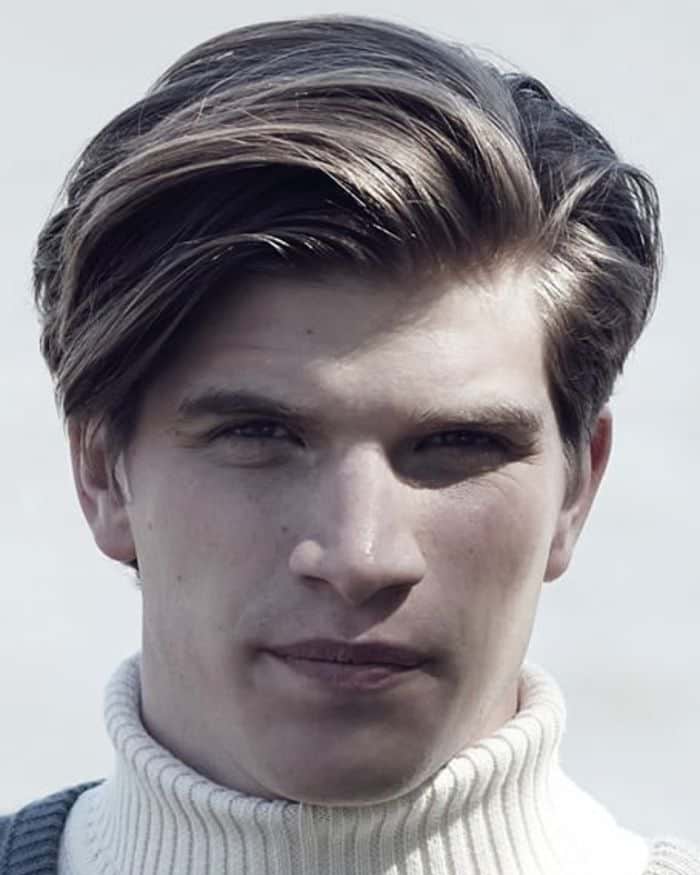 Modern Comb Over Hairstyle Men