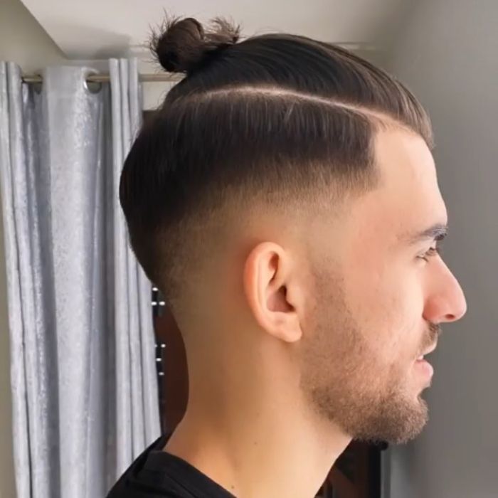 Top Knot with Undercut Fade