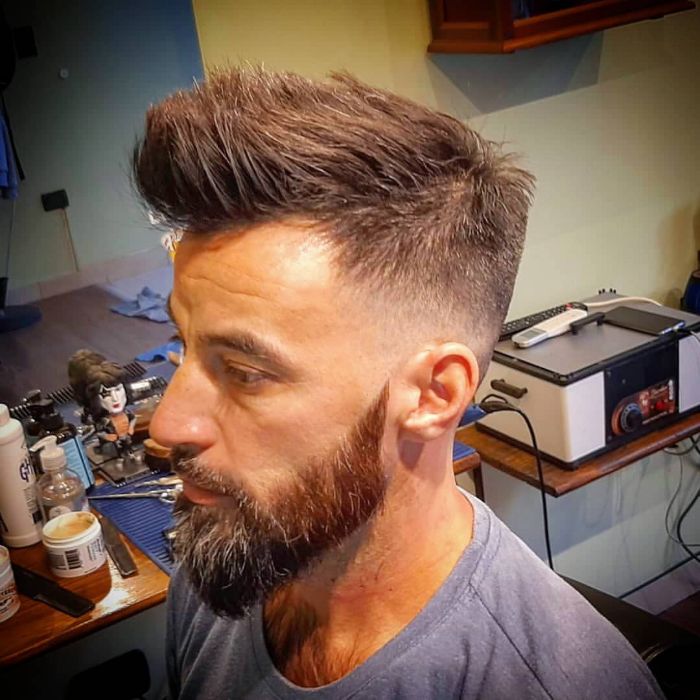 Textured Pompadour