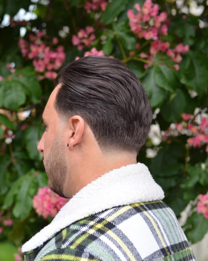 Wavy Comb Back Professional Hairstyle