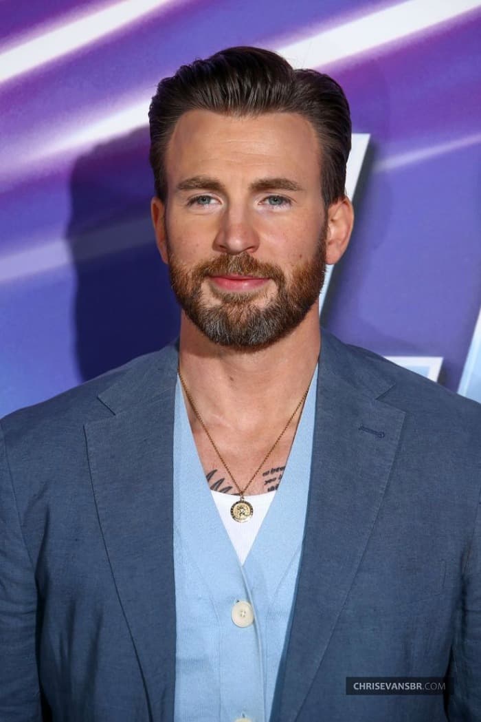 Chris Evans with the beard